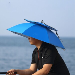 DS967 낚시우산 농부 등산 모자 스포츠 자외선차단우산 낚시머리우산